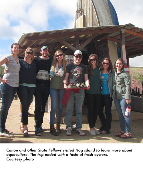 State Fellows visit the Hog Island Oyster company