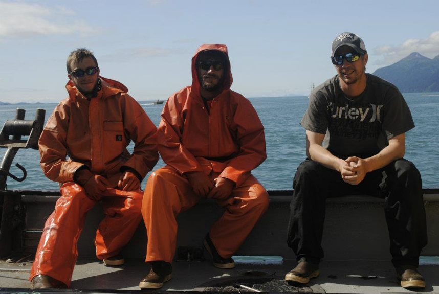 timothy frawley on a fishing boat in alaska