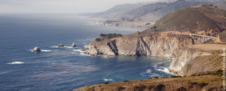 california coastal cliffs near Big Sur