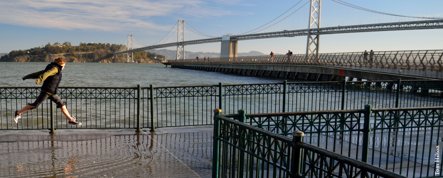 King Tide at Pier 14 (Agnos Pier). Photo by Tom Hilton