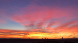 A sunset over Sunset Beach in Huntington Beach, CA. Image courtesy of project interviewees.