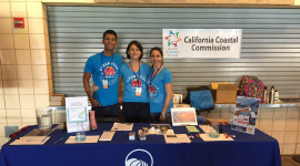 Coastal Commission staff at a Bay Area Science Festival. Courtesy photo