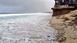 house next to high water in california