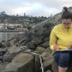 Data collection in San Diego Bay. 